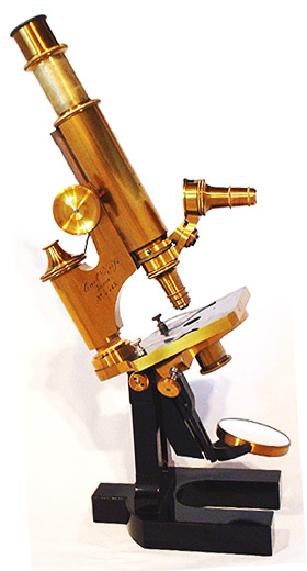 Lichtmikroskop von Zeiss (1879)