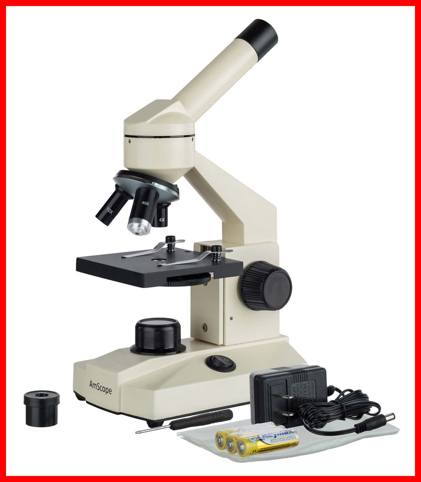 Schüler-Lichtmikroskop Amscope (40-1000x)