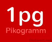 1 Pikogramm
