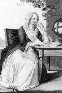 Maria Gaetana Agnesi sitzend
