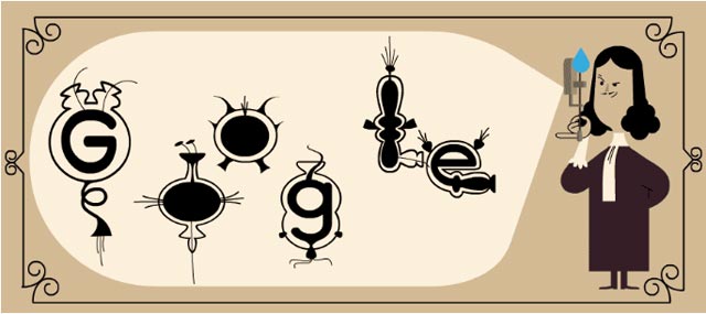 Antoni van Leeuwenhoek Google Doodle