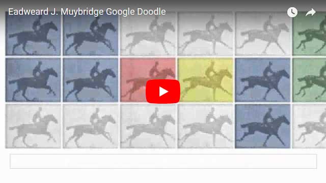 Eadweard Muybridge Google Doodle